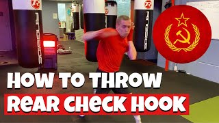 Rear check Hook  Soviet Breakdown  McLeod Scott Boxing [upl. by Aihpled]