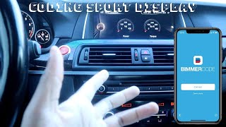 HOW TO CODE SPORT DISPLAY USING BIMMERCODE [upl. by Philps]