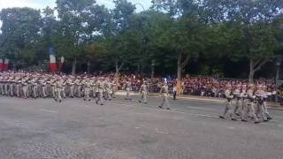 14 juillet 2016  la 310e promotion défile sur les ChampsElysées [upl. by Armanda]