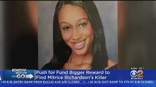 Supervisors Consider Bigger Reward To Find Mitrice Richardsons Killer [upl. by Nirrad358]