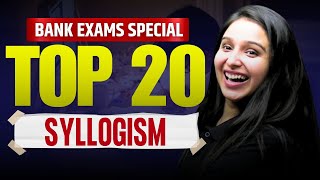 Top 20 Syllogism  Bank Exams Special 2024  Reasoning By Parul Gera  Puzzle Pro [upl. by Hgielrebma]