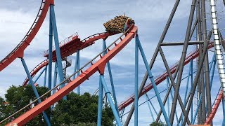 PortAventura World Dragon Khan Off Ride May 2017 [upl. by Thorvald]