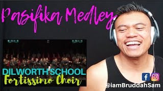 quotPASIFIKA MEDLEYquot  Dilworth School Fortissimo Choir  REACTION vids with Bruddah Sam [upl. by Aivalf602]