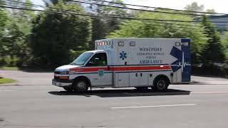 Westport CT EMS 603 responding to an EMS call [upl. by Maer276]