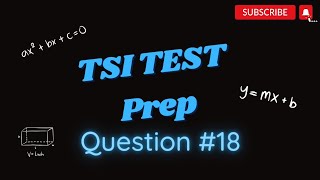 TSI Math Practice 18 [upl. by Weldon]