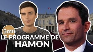 LE PROGRAMME DE BENOÎT HAMON  5 minutes pour décrypter [upl. by Ahsinet]