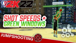 NBA 2K22 How to Shoot Fast Jumpshot Speed is Key to Green Shots [upl. by Werra404]