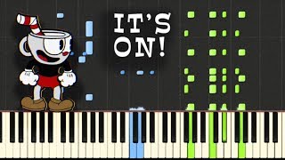 Cuphead  Inkwell Isle 3 Piano Synthesia Piano Tutorial [upl. by Aranaj]