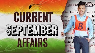 September 2023 Current Affairs for CDS NDA CAPF [upl. by Mayfield]