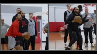 Gary Trent Jr and Otto Porter Jr goes at it shot for shot [upl. by Drarig]