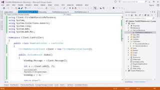 WCF Tutorial Step by Step First WCF Web Service [upl. by Darrin]