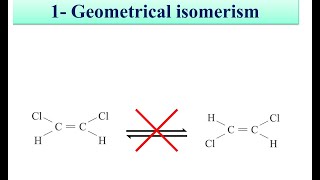 2 Stereochemistry  Geometrical isomerism شرح بالعربي [upl. by Glenn]