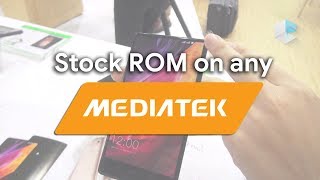 How to Install Stock ROM on any Mediatek Device using SP Flash tool [upl. by Airaet]