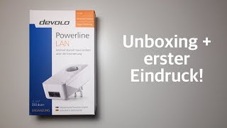 devolo 550 duo Unboxing  erster Eindruck HD [upl. by Tallu]