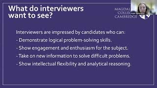 Cambridge Interview Workshop for Biological Sciences [upl. by Yreffej]