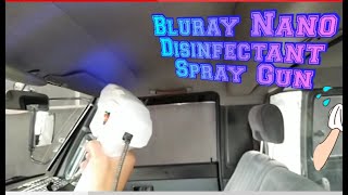 Anti Covid Spray  Disinfectant Spray Gun  Bluray Nano  Covid Prevention  bluray [upl. by Kir818]