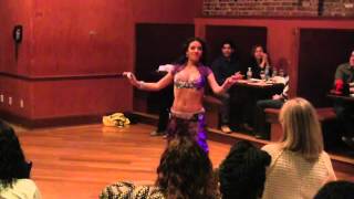 Tava Bellydance CT  fanveil and finger cymbals at quotSpring Shimmyquot 2014 [upl. by Anib]