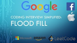 Coding Interview Tutorial 84  Flood Fill LeetCode [upl. by Tamar]