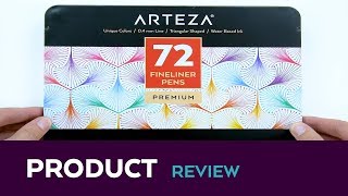 Arteza Fineliner Pens Set of 72 [upl. by Dannon]