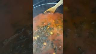 اسهل طريقة لعمل شوربة السبانخ food cooking shorts short yummy everyone [upl. by Wallraff]