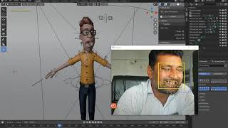 Blender amp OpenCV  Facial Motion Capture v2  Blender 28 facial mocap using OpenCV and webcam [upl. by Eelynnhoj]