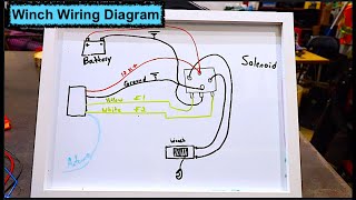 Wireless winch remote install  Winch Solenoid Wiring Basics [upl. by Salman]