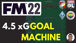 FM22 OP TACTIC  45xG PRESS and SCORE 433  130 Goals [upl. by Osborne]