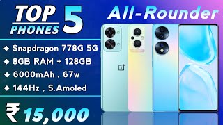 Top 5 Best Phone Under 15000 in October 2022  Best Smartphone Under 15000  5G Phone Under 15000 [upl. by Akeemat950]