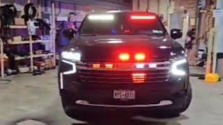 Chevrolet suburban upfitted with Whelen Core vehicle specific obd emergency lights sirens package [upl. by Kosak]