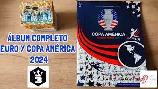 COPA AMÉRICA Y EURO 2024  ÁLBUM COMPLETO 3 REYES [upl. by Odareg]