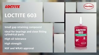 How to use LOCTITE 603  Retaining Compound [upl. by Odranar]