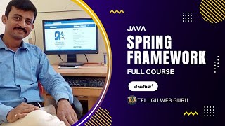 Spring in telugu  telugu web guru  Spring Framework Tutorial in Telugu part 1 [upl. by Arnon]