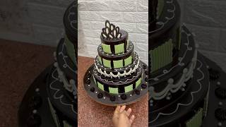 5kg  4 tier chocolate cake decorating ideas chocolatecake cakedecorating shortsfeed shorts [upl. by Girand]