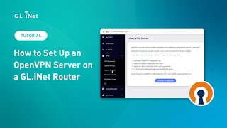 How to Set Up an OpenVPN Server on a GLiNet Router [upl. by Antonina]