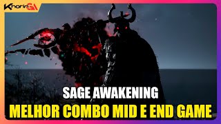 COMBO SAGE AWAKENING MID E END GAME  BLACK DESERT [upl. by Kenelm745]