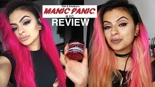 MANIC PANIC HOT HOT PINK REVIEW [upl. by Ketti]