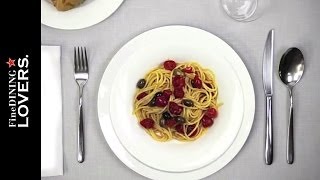 How To Eat Spaghetti  Fine Dining Lovers by SPellegrino amp Acqua Panna [upl. by Nosreffej938]