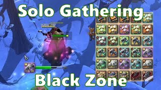 Solo Gathering Black Zone Vol118  Albion Online [upl. by Rolan83]