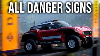 Forza Horizon 5  All Danger Sign PR Stunts 3 STARS  Locations [upl. by Accissej]