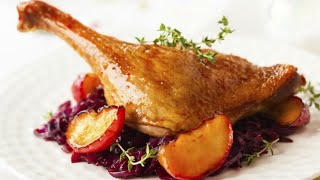 Recette cuisse de canard au four [upl. by Anawyt386]