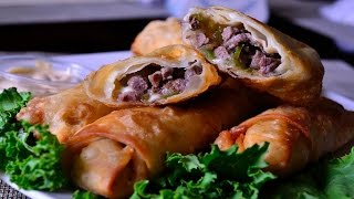 How to Make Cheese Steak Egg Rolls [upl. by Maximilien987]