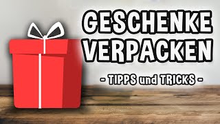 Geschenke verpacken leicht gemacht Anleitung TUTORIAL  thajo torpedo [upl. by Alex261]