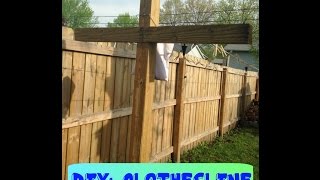 DIY Clothesline [upl. by Peednus622]