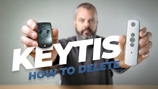 How to remove a Somfy Keytis 2 from your roller shutter motor while keeping the Telis 1 RTS remote [upl. by Aciret]