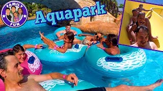 WASSERSPAß IM AQUAPARK  MEGA FUN FAMILIENSPAß  FAMILY FUN [upl. by Anilrahc]