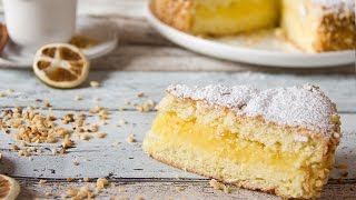 Torta con lemon curd  Ricettait [upl. by Pernell]