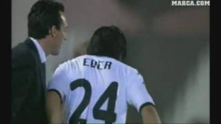 Ever Banega vs Unai Emery Valencia Coach [upl. by Silvester]