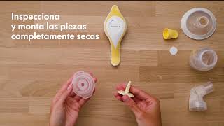 Instrucciones del sacaleches manual Harmony Flex de Medela [upl. by Baily]