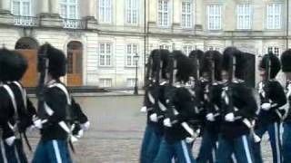 Danish Royal Life Guards Den Kongelige Livgarde [upl. by Allekim]