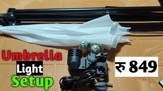 😱 Umbrella Light Unboxing And Setup  Studio Light Setup  Budget Umbrella Light Setup 🤫 [upl. by Edwyna779]